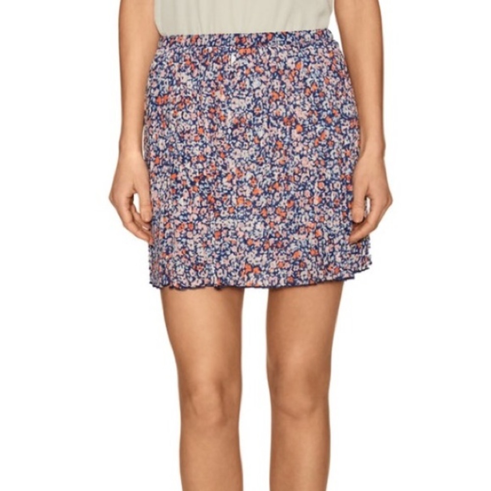 BCBGeneration Floral Print Mini Skirt